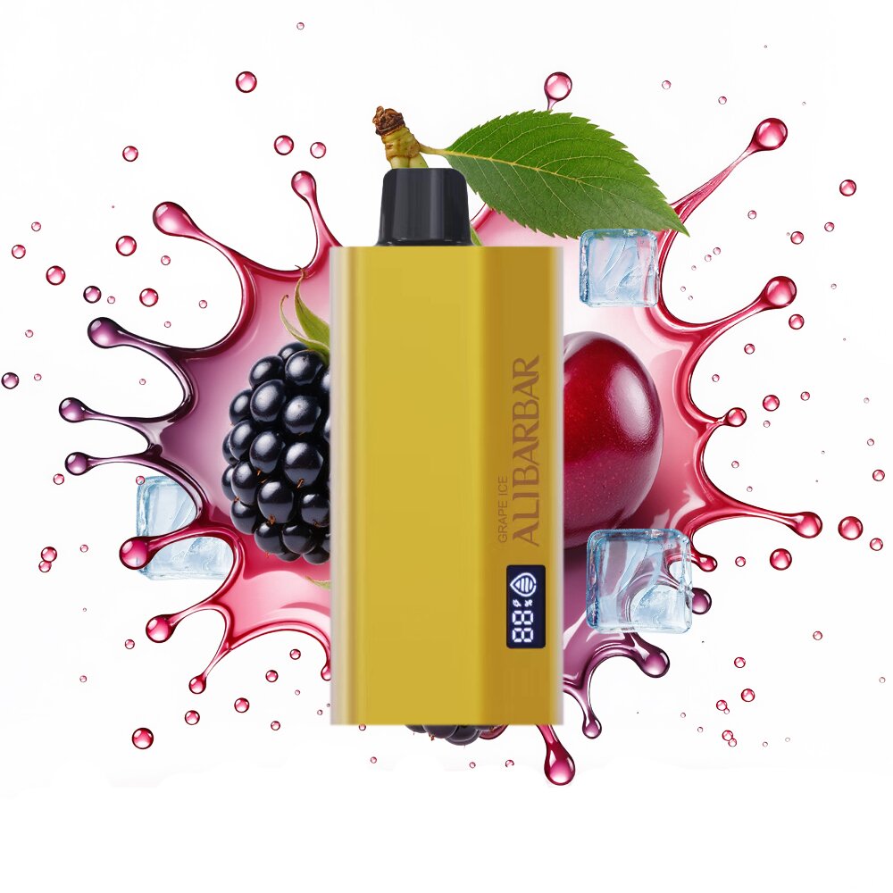 ALIBARBAR TEQ 12000 PUFFS Disposable Vape-BLACKBERRY POMEGRANATE CHERRY(A1)