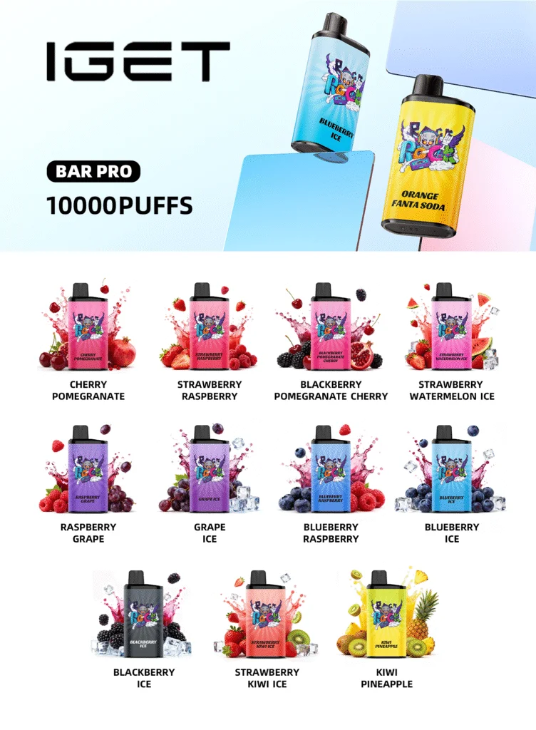 IGET Bar PRO 10000 Puffs Disposable Vape | 2000mAh Battery(Warehouse A3!) 2 IGET Bar PRO 10000 Puffs Disposable Vape | 2000mAh Battery(Warehouse A3!) - Image 2
