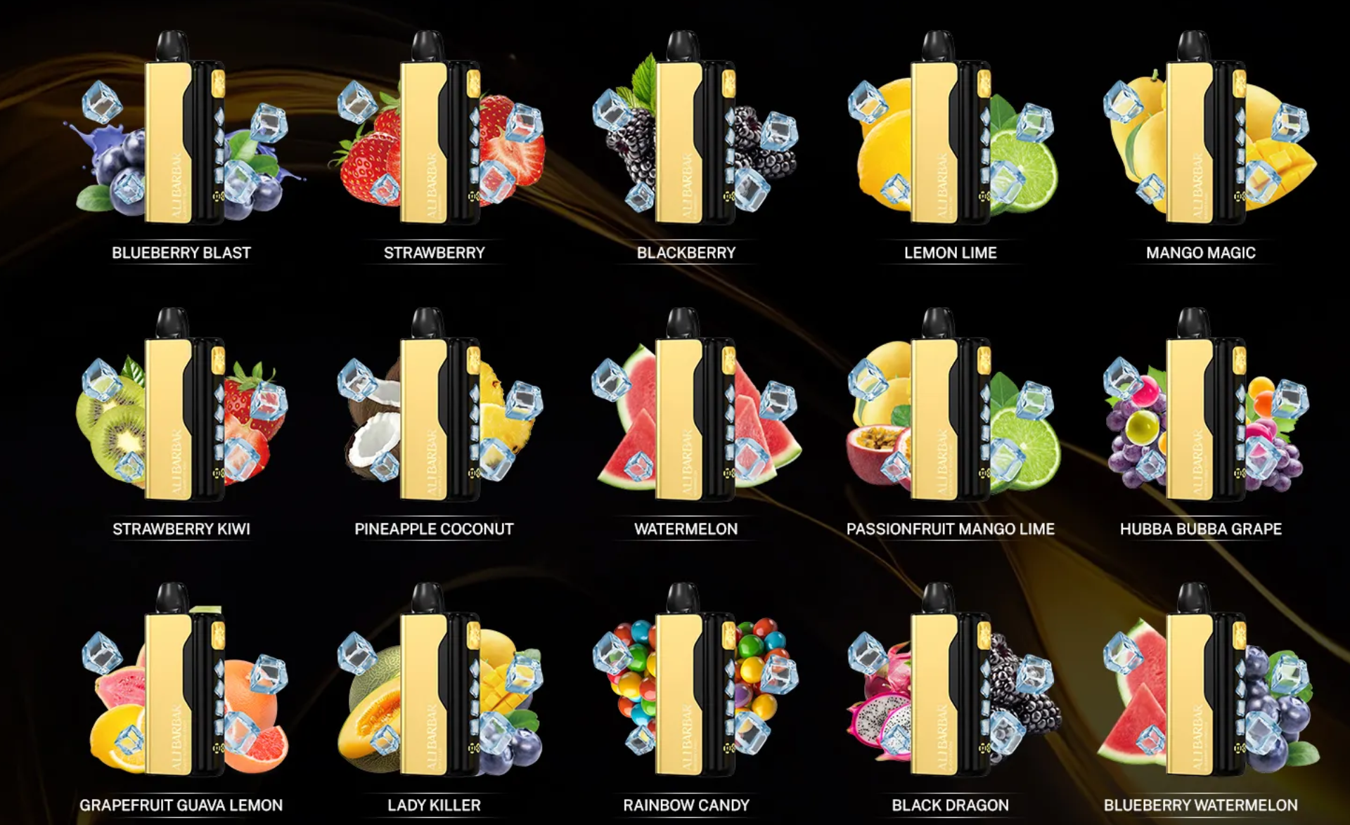 ALIBARBAR 12000 Puffs Disposable Vape | 2500mAh Large Capacity Battery(Warehouse A3!) 2 ALIBARBAR 12000 Puffs Disposable Vape | 2500mAh Large Capacity Battery(Warehouse A3!) - Image 2
