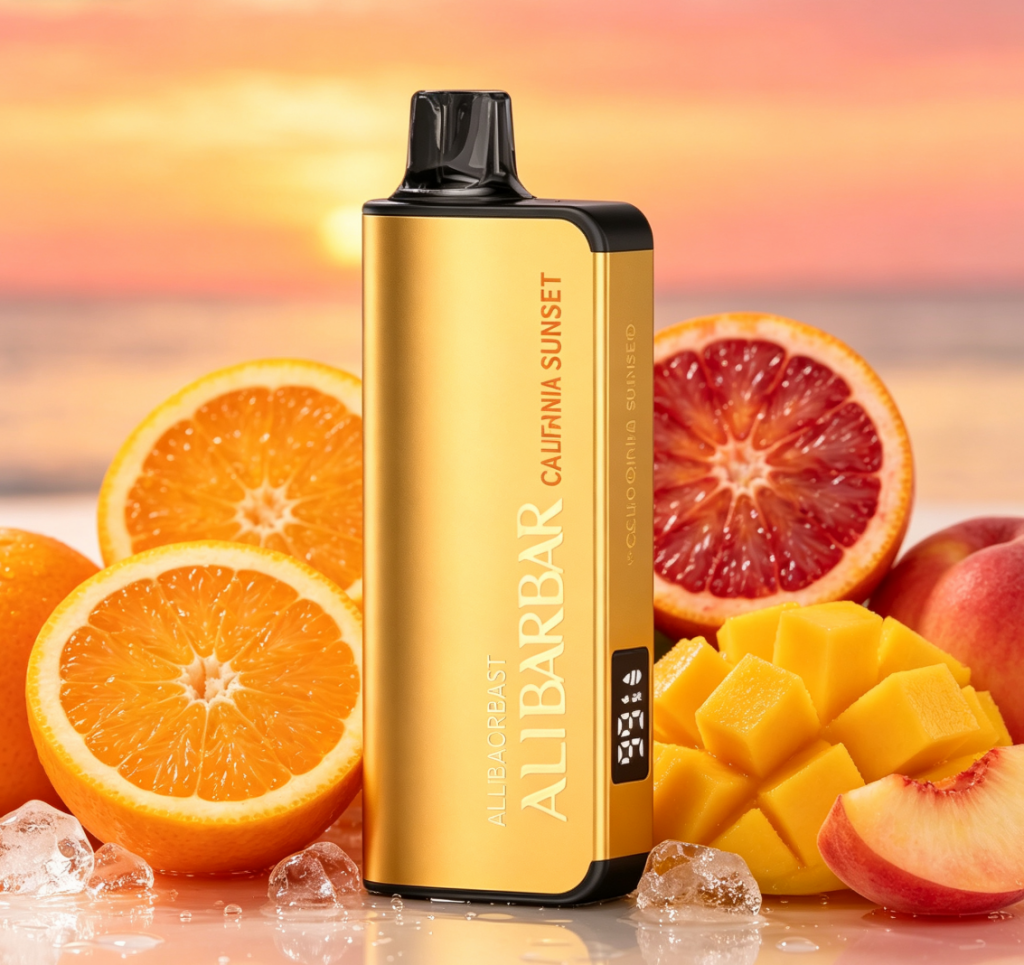 ALIBARBAR INGOT 9000 Puffs - California Sunset | Ship from Australia（Warehouse A3！）