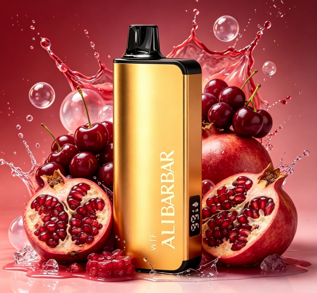 ALIBARBAR INGOT 9000 Puffs - CHERRY POMEGRANATE | Ship from Australia（Warehouse A1！）