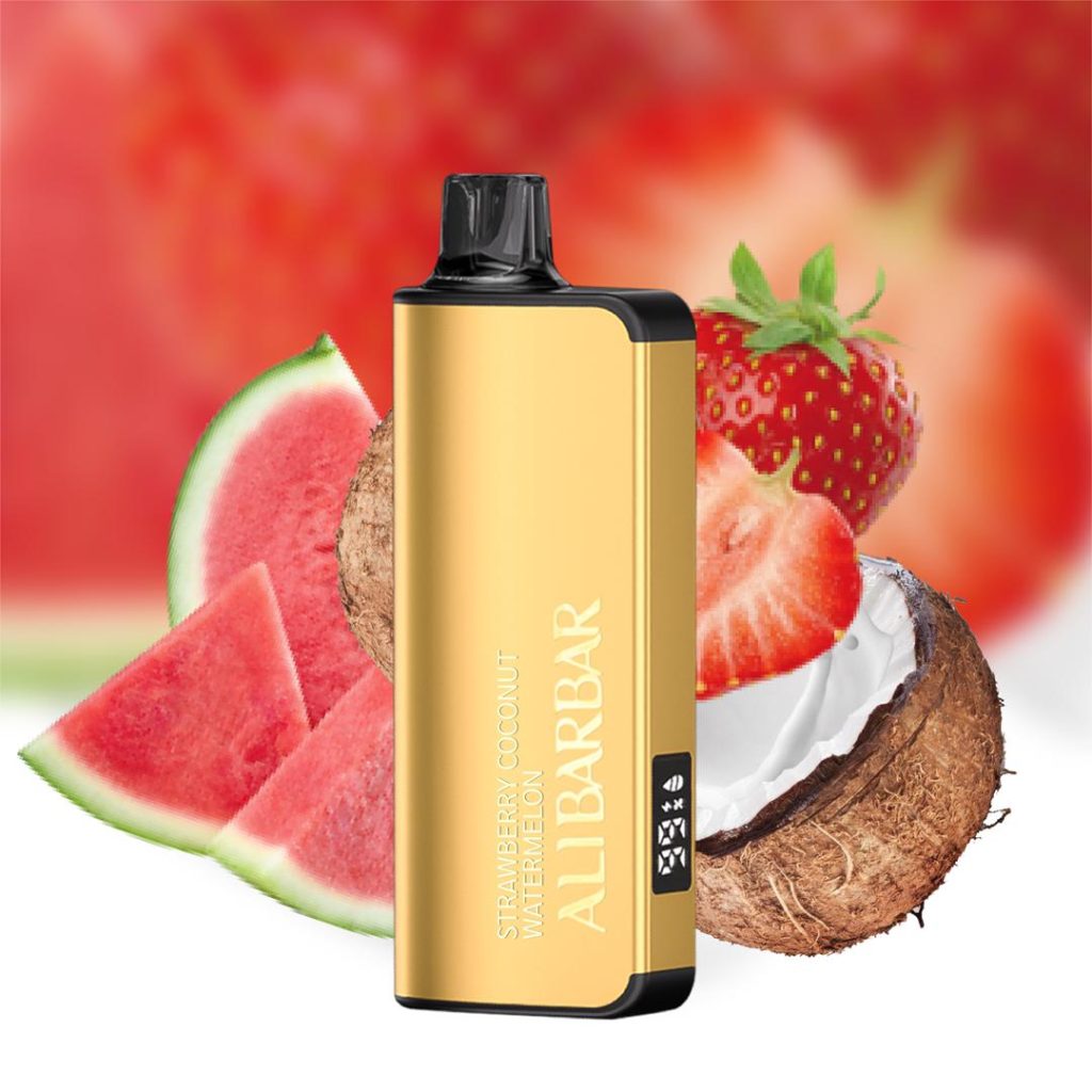 ALIBARBAR INGOT 9000 Puffs -Strawberry Coconut Watermelon | Ship from Australia（Warehouse A3！）