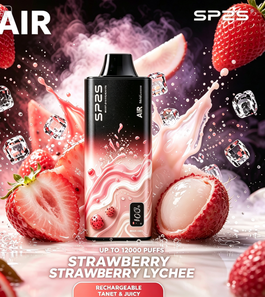 SP2S AIR 12000 DISPOSABLE- Strawberry lychee|Australia(hg1)