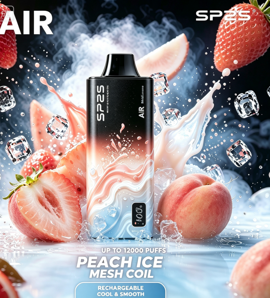 SP2S AIR 12000 DISPOSABLE- Peach ice|Australia(hg1)